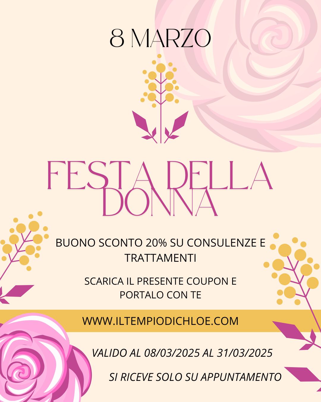 Celebra la Festa della Donna con noi!